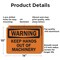 Signmission Keep Hands Out Of Machinery OSHA Warning Sign, Aluminum, 14in W x 10in L, 2PK OS-2PACK-WS-A-1014-L-19680 - alternate 5